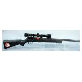 Savage Arms Bolt Action Long Rifle, .22 Cal, SN#2308270, w Bushnell 3x9x40 Scope, Unfired in Box