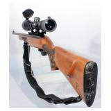 Ruger Model 10/22 Rifle, .22LR Cal, SN#RCD-00852, Carved, Barska Scope, Sling, Clip, Soft Case