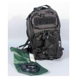 Monkey Paks Tactical Assault Military Army Style Backpack w Hydration Water Bladder, New
