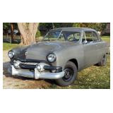 1951 Ford Victoria Coupe Hard Top Automobile, VIN B1CH170031, 24,562 Miles Showing On Odometer, Rebu