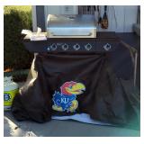 NexGrill Gas Grill, 49" x 50" x 25", Including KU Jayhawks Grill Cover