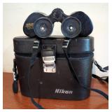 Nikon Binoculars, 8 x 35 8.2° Wide Field, Including Original Leather Carry Case 