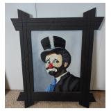 Melva Morris 1978 No Time For Tears Acrylic Painting, Signed, Framed, 28" x 24" 