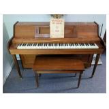 Pratt Read & Co Metropolitan 88-Key Piano, 36" x 56.5" x 24", Includes Bench 19" x 30" x 14" 