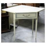 Mid Century Modern Basic Witz Corner Desk with Dovetail Drawer, 30.5"H x 46"W x 36"D
