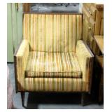 Vintage Striped Armchair