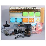Atari 2600 6-Switch Game Console with Box, 4 Joysticks, 2 Paddles