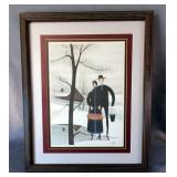 Patricia Buckley Moss Signed & Numbered Print, Framed, Matted Under Glass, 201/1000, 20" x 17"