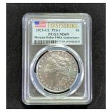 2021-CC Privy 100th Anniversary Morgan Dollar Coin, PCSG MS69