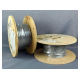 Alpha Wire #2242C Slate 100ft Spools, Qty 2