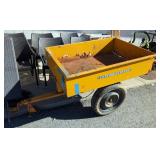 Massey-Ferguson Metal Dump Trailer, 32" x 48" x 36"