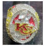 Patrick Mahomes Kansas City Chiefs 2019 Super Bowl LIV Champions Replica Ring