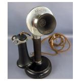 Kellogg Candle Stick Telephone, Patent Dates 1901 to 1908