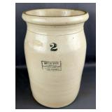 Benton Brick And Pottery Company 2 Gallon Crock