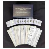 Postal Commemorative Society Set Of 10 Lewis & Clark Five-Cent Coins (5 Types From Both Mints) On Fi