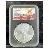 2023 US American Silver Eagle $1 First Release Coin, NGC MS69