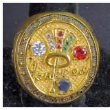 New York Yankees 27 World Champions Replica Ring