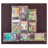 Football Cards, Various Brands And Years, Includes Barry Sanders, Dan Marino, Greg Lloyd (Graded 10 