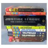 TV Show DVD Assortment, Includes Justice League The Complete Series, Teen Titans Seasons 1-5, And He
