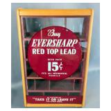 Eversharp Red Top Lead Store Table Top Display, 13" x 8.5" x 5"