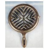 Alfred Anderson & Co Heart Shaped Cast Iron Waffle Iron In Griswold Holder, Cast Iron Broiler And IH