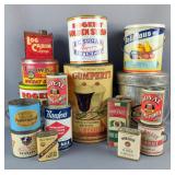 Food And Spice Cans, Brands Include McCormick