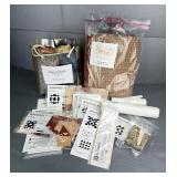 Up In Stitches Quilt Shop Quilt Kits Including "Rag Time" - Fall Homespun Panels, Quilt Patterns, An