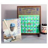 1985 KC Royals World Series Champion Plaque, 1972 Royals Scorebook, 1985 A&P Royals Mug Souvenir