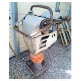 Mikasa Multi Quip Jumping Jack Tamper, Model MTX-70HD, Engine Tach & Hour Meter Reads 107 Hours 