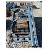 Galvanized Steel Platform Grate 72" x 36", 84" Beam And Pipe, And More