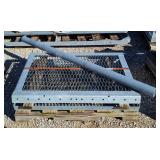Galvanized Steel Grate Platforms, 48" x 36", Qty 2 and Conduit Pipe 