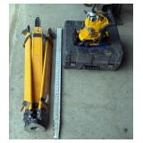 Dewalt Cordless Rotary Laser, Model DW073, In Hard Sided Carry Case, Tripod And Telescoping Elevatio