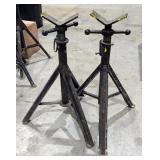 Sumner Adjustable Height Reel Stands, Qty 2