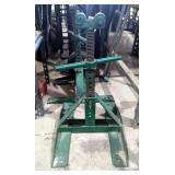Greenlee Adjustable Height Reel Stands, With Wheeled Heads, Qty 2 