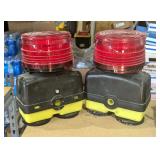 TMC Safety Magnetic Battery Powered Warning Lights Model L204 Qty 2