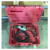 Milwaukee 1/2" Corded Hammer Drill Model 5378-20, Powers On, In Hard Case