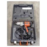 Rigid 1/2" Corded Impact Wrench, Model R6300, In Hard Sided Case, Powers On 