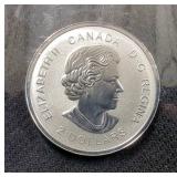 2017 Canada $2 Silver Coins, Each 1/2 oz .9999 Fine Silver, Qty 3