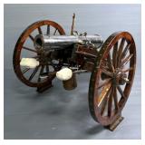 Fireable Black Powder Scale Model Civil War Howitzer, Marked 