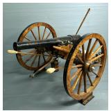 Fireable Black Powder Scale Model Of Civil War Model 186110-Pounder Parrot Rifle Cannon, Marked 