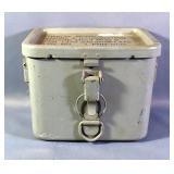 Metal Ammo Can, Approx 7.5" x 12