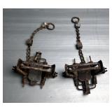 North Woods #3 Square Jaw Coil Spring Foot Traps, Qty 2