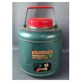 Vintage Metal Poloron Products Woodland Jug With Handle And Lid, Approx 12.2" Tall