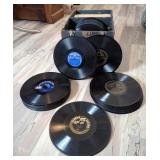 Mid Century Modern Douglas Metal Framed Dinette Table, 30" x 39" x 30", Including 10" Leaf