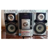 Sony S-Master AM/FM 5-CD Changer Stereo Set, Model HCD-HPR90, Powers On