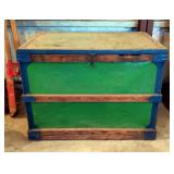 Storage Chest With Metal Frame, 20” x 27.5” x 20”