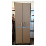 Coleman Two Door Storage Cabinet, 76” x 27.5” x 20”
