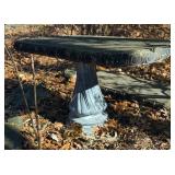 Concrete Table, 44" x 28", 2 Pieces, Bidder Responsible For Proper Removal