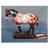 The Trail Of Painted Ponies "Horse With No Name" By Artist Loran Creech, Numbered 4E/3860, 6" Tall