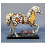 The Trail Of Painted Ponies "Bunkhouse Bronco" By Artist Lynn Bean, Numbered 2E/5036, 7" Tall